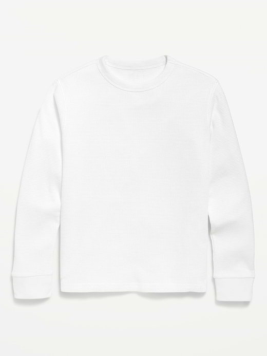 Old Navy Long-Sleeve Waffle-Knit T-Shirt for Boys — photo 1