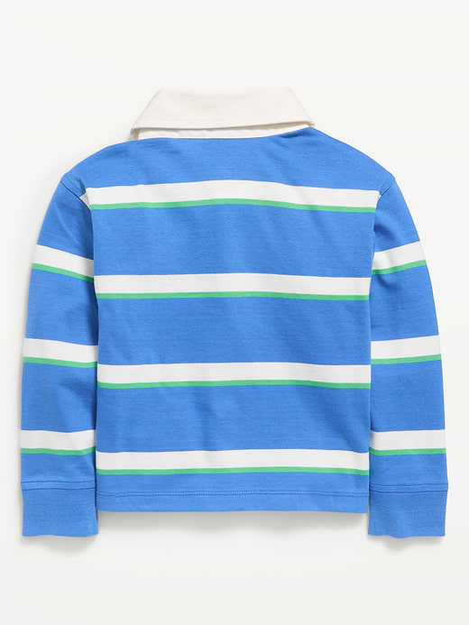 Old Navy Oversized Long-Sleeve Rugby Shirt for Toddler Boys — photo 4