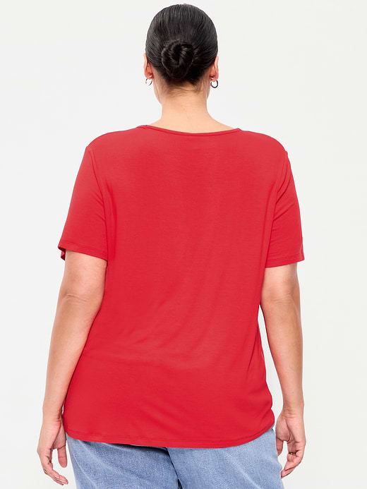 Old Navy Luxe Slub-Knit T-Shirt — photo 9