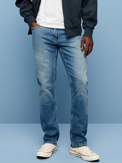 Old Navy Straight 360° Tech Stretch Performance Jeans — photo 3