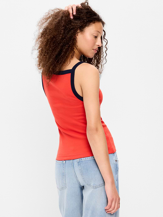 Old Navy Snug Apron-Neck Tank Top — photo 3