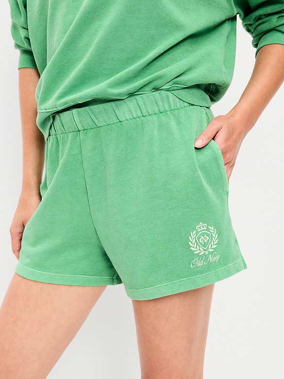 Old Navy High-Waisted Loose Logo Shorts -- 3-inch inseam — photo 5