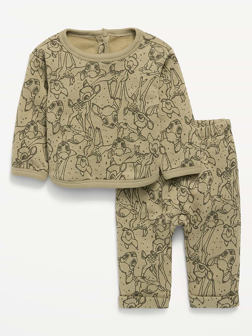Old Navy Disney© Bambi Crew-Neck Sweatshirt and Sweatpants Set for Baby — photo 1