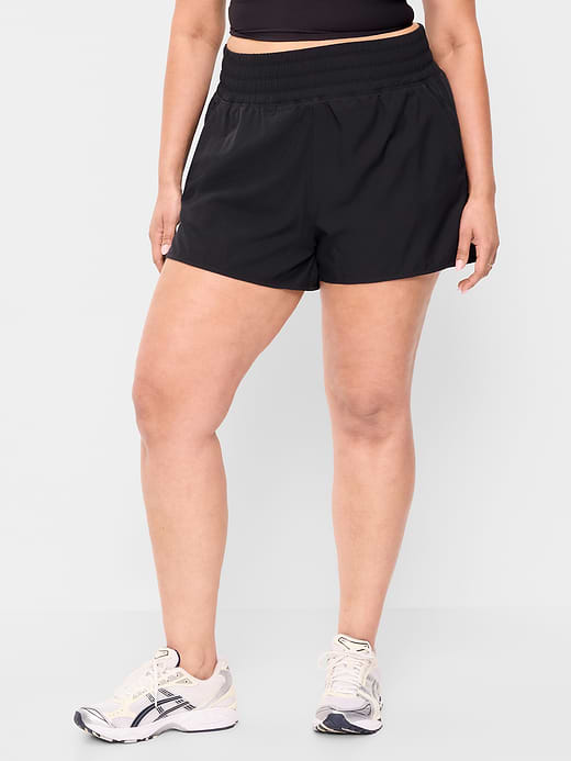 Old Navy Extra High-Waisted Crinkle Run Shorts -- 3-inch inseam — photo 7