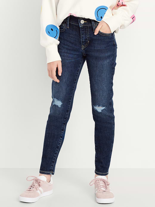 Old Navy High-Waisted Embroidered Rockstar 360° Stretch Jeggings for Girls — photo 1