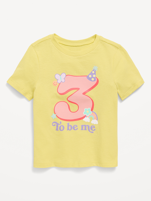 Old Navy Birthday Graphic T-Shirt for Toddler Girls — photo 1