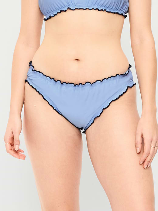 Old Navy Mid-Rise Ruffle Trim Swim Bottoms — photo 6