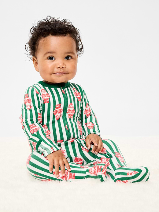 Old Navy 2-Way-Zip Sleep & Play Footed One-Piece for Baby — photo 1