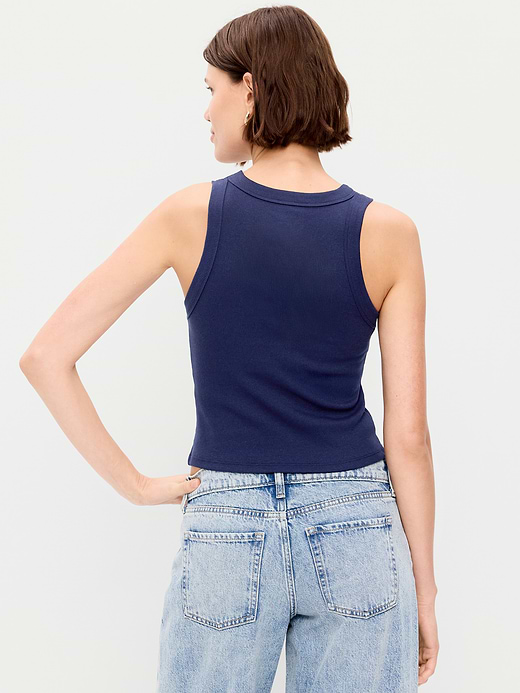 Old Navy Crop Ribbed Tank Top — photo 3