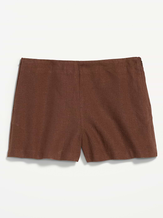 Old Navy High-Waisted Linen-Blend Micro Shorts — photo 5