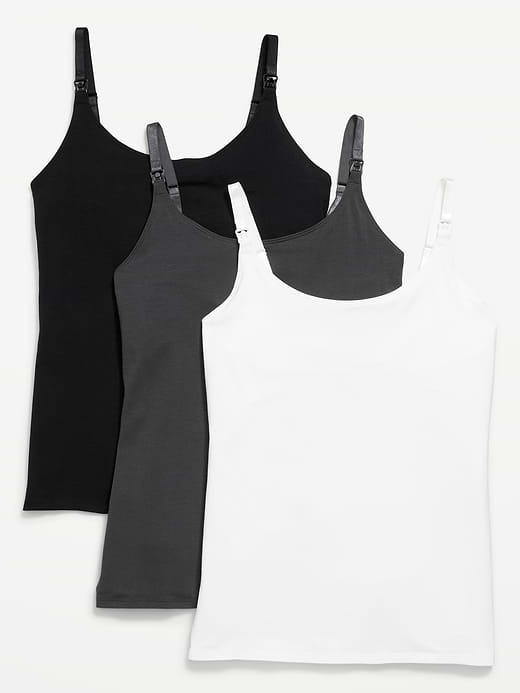 Old Navy Maternity First Layer Nursing Cami Top 3-Pack — photo 1
