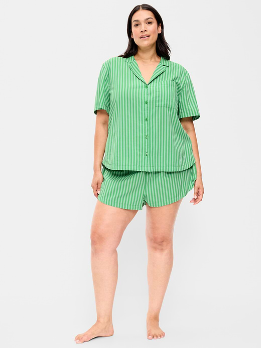 Old Navy Poplin Pajama Short Set — photo 7