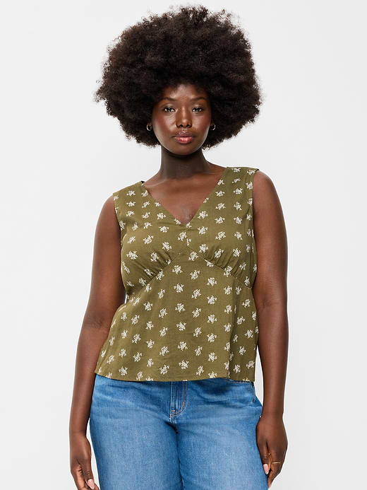Old Navy Sleeveless V-Neck Tie-Back Top — photo 6