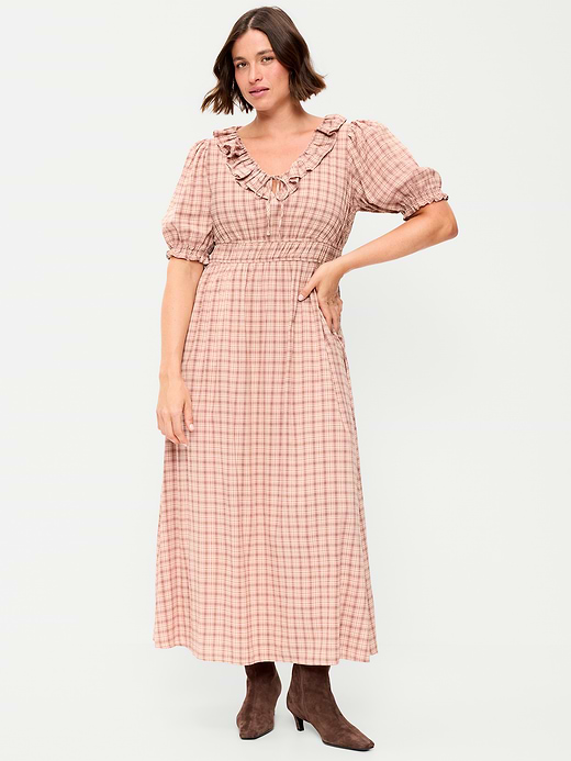 Old Navy Ruffle-Collar Boho Maxi Dress — photo 7