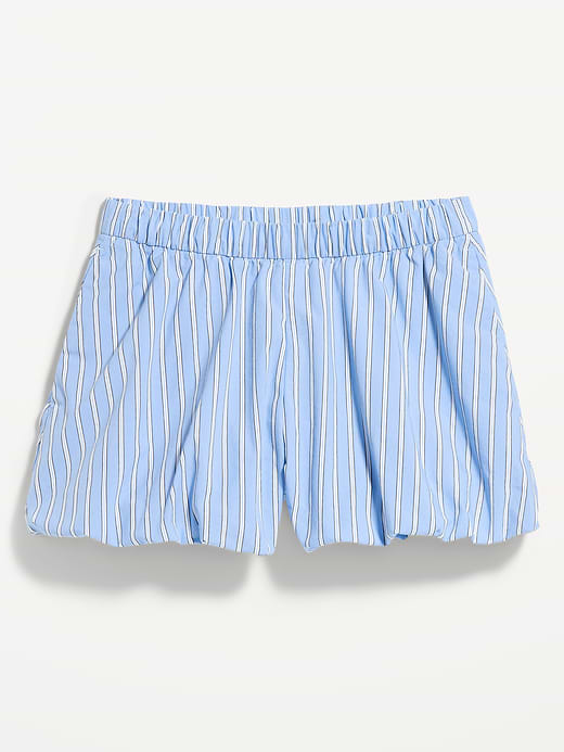Old Navy Poplin Bubble Hem Shorts — photo 4