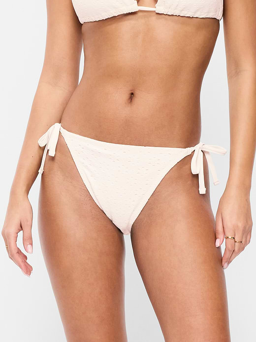 Old Navy Eyelet String Bikini Swim Bottoms — photo 1
