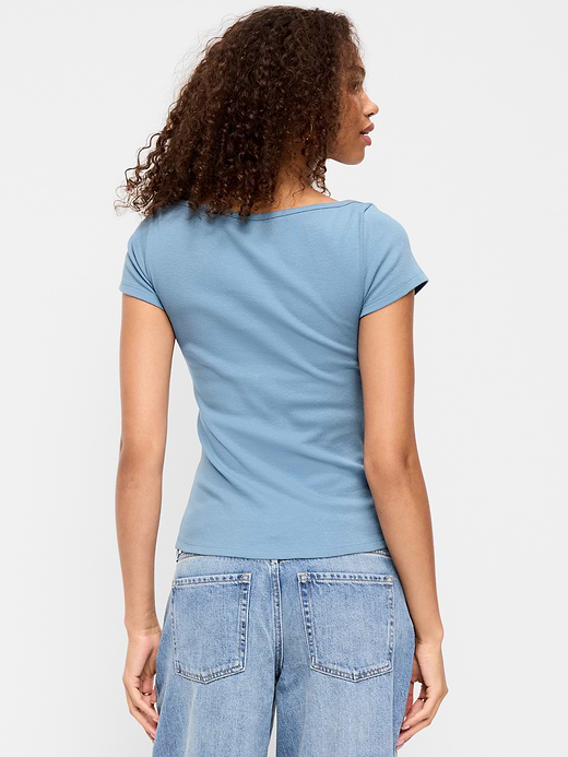 Old Navy Snug Boatneck T-Shirt — photo 3