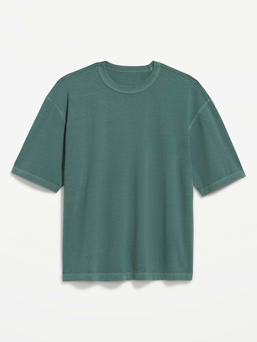 Old Navy Garment-Dyed Heavyweight Cropped T-Shirt — photo 5