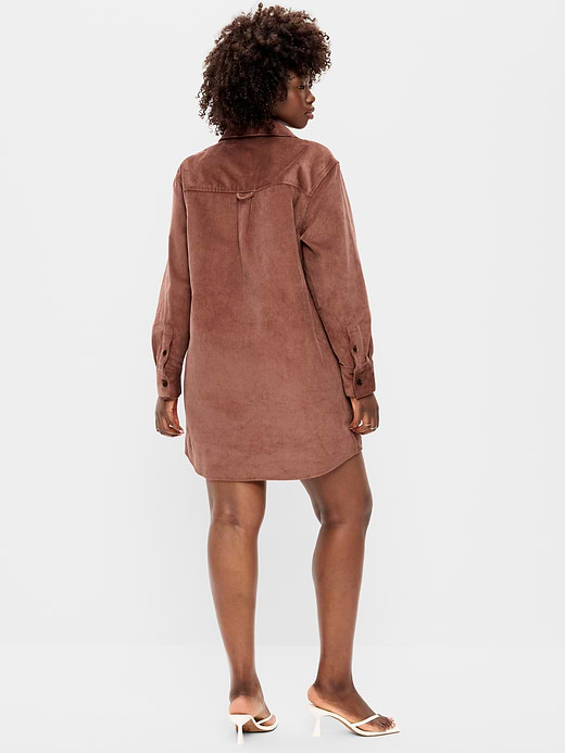 Old Navy Long-Sleeve Button-Down Mini Shirt Dress — photo 8