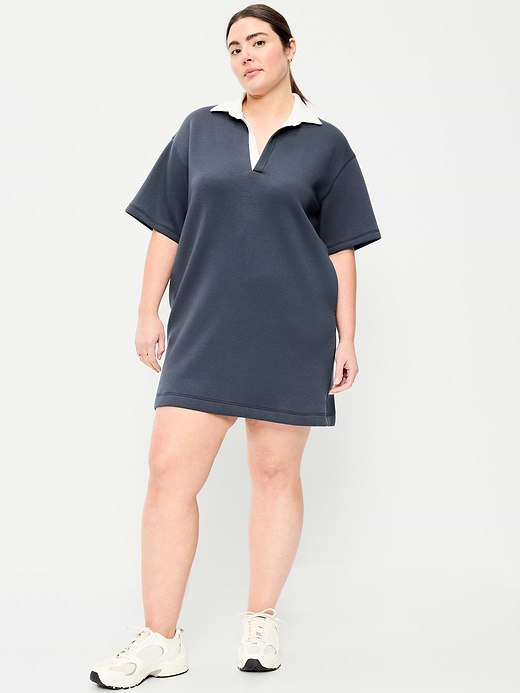 Old Navy Bounce Fleece Short-Sleeve Polo Dress — photo 4