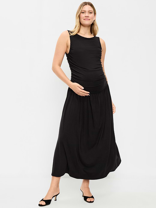 Old Navy Maternity Drop-Waist Fit & Flare Dress — photo 1