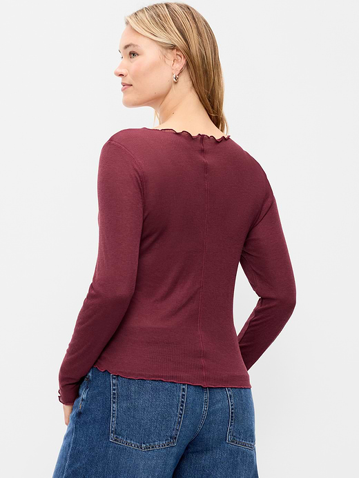 Old Navy Lettuce-Edge Tissue T-Shirt — photo 7