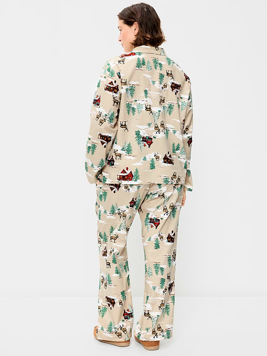 Old Navy Printed Flannel Pajama Pant Set for Women — photo 6