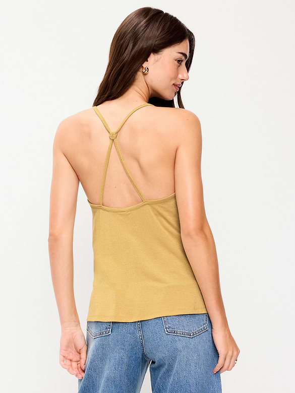 Old Navy Strappy-Back Shimmer Swing Tank Top — photo 3