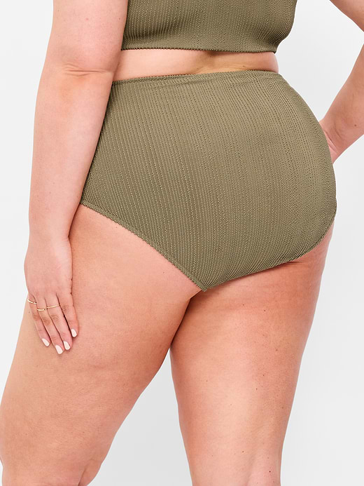 Old Navy High-Waisted Ribbed Bikini Swim Bottoms — photo 9