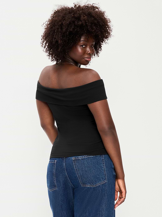 Old Navy Off-The-Shoulder Fitted Top — photo 7
