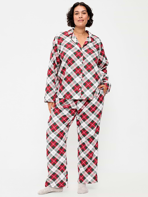 Old Navy Printed Flannel Pajama Pant Set for Women — photo 7