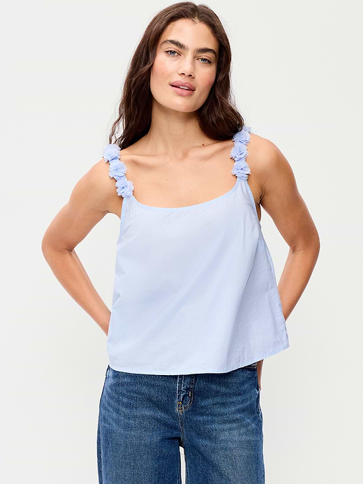 Old Navy Rosette-Strap Tank Top — photo 1