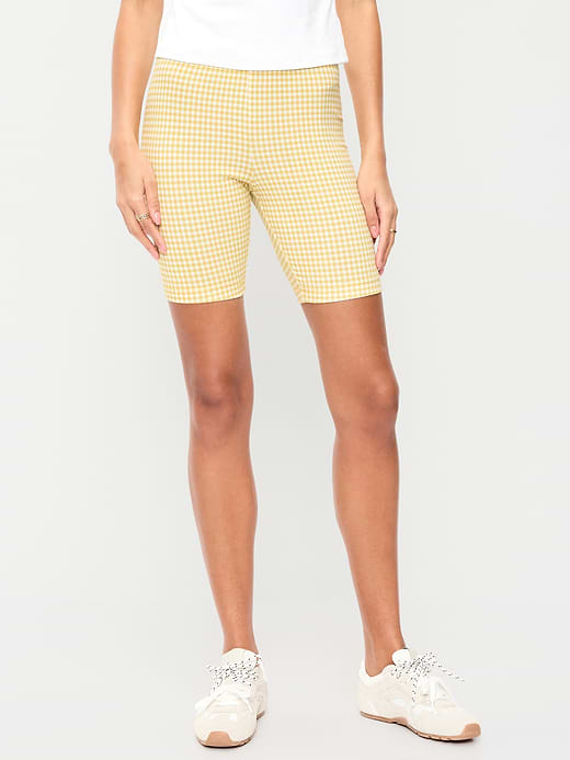 Old Navy High-Waisted Cotton Biker Shorts -- 8-inch inseam — photo 3