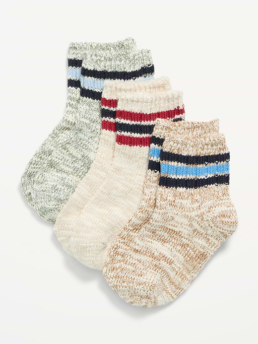 Old Navy Marled Crew Socks 3-Pack for Toddler & Baby — photo 1