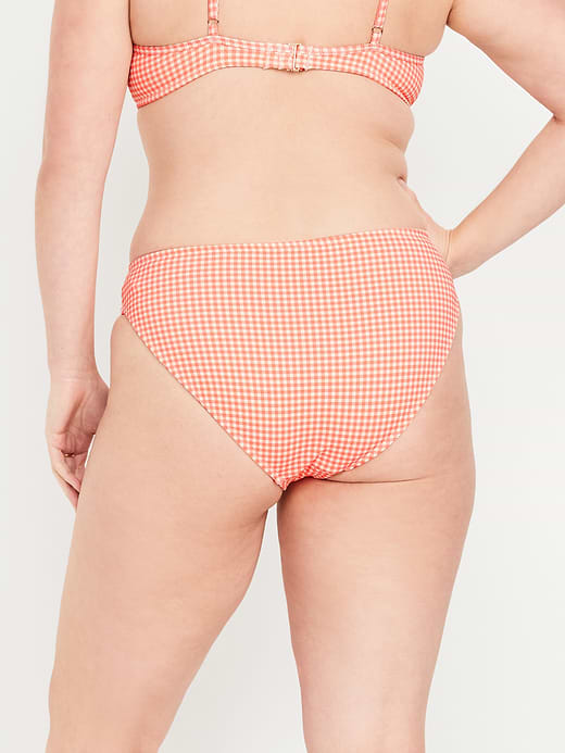 Old Navy Mid-Rise Textured Bikini Swim Bottoms — photo 7