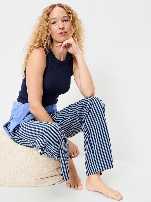 Old Navy High-Waisted Poplin Pajama Pant — photo 4
