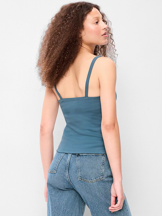 Old Navy Button-Front Cami Tank Top — photo 3