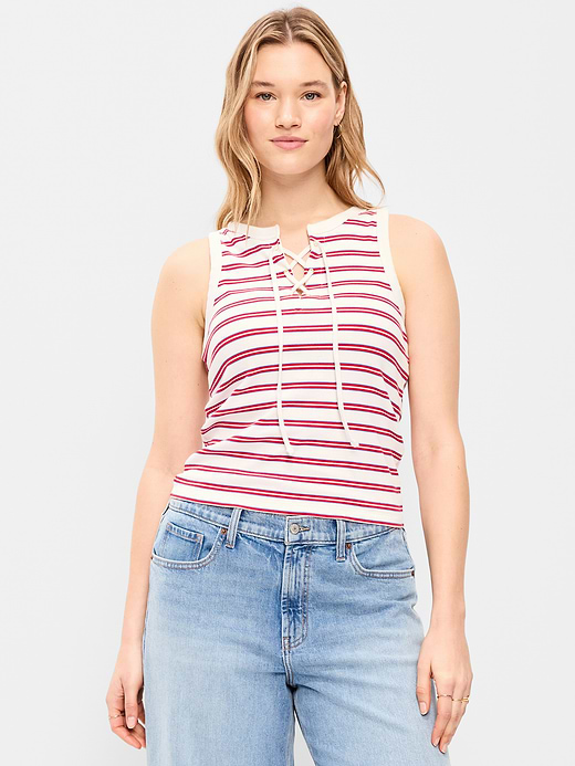 Old Navy Lace-Up Tank Top — photo 7