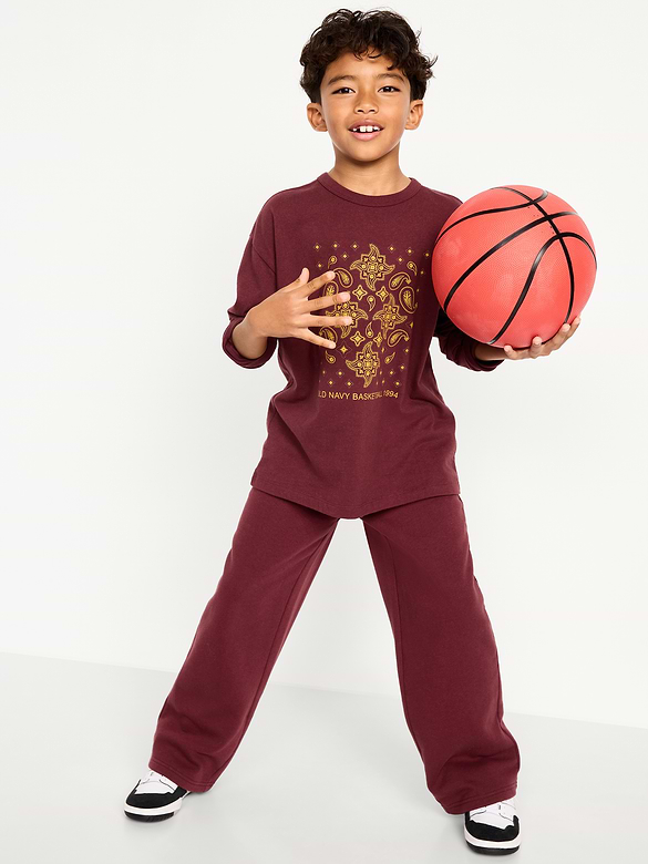 Old Navy Favorite Fleece Super Baggy Sweatpants for Boys — photo 4
