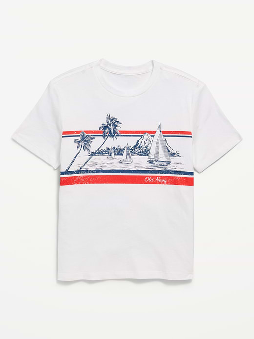 Old Navy Short-Sleeve Logo-Graphic T-Shirt for Boys — photo 1