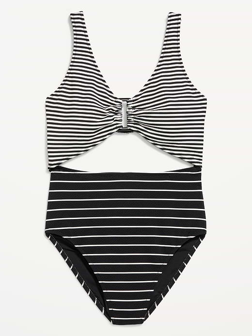 Old Navy Textured One-Piece Cut-Out Swimsuit — photo 5