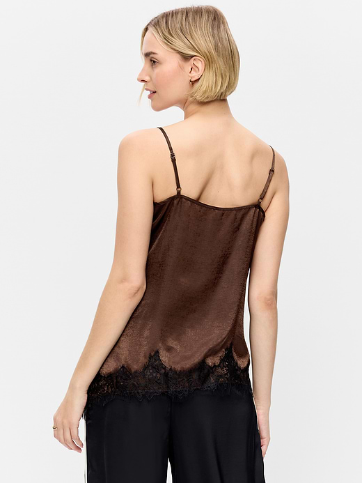 Old Navy Asymmetrical Lace-Trim Cami Top — photo 3