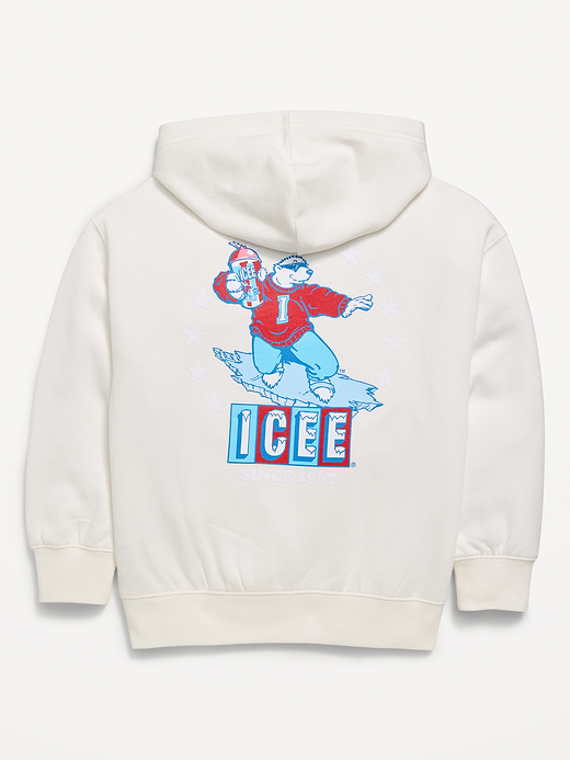 Old Navy ICEE® Oversized Gender-Neutral Graphic Pullover Hoodie for Kids — photo 3