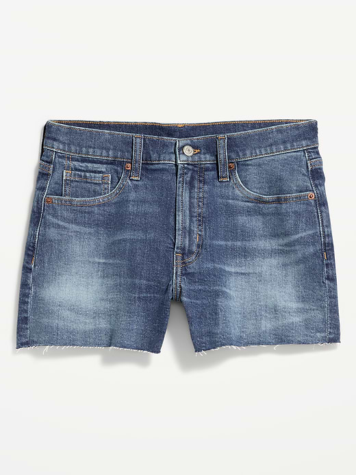 Old Navy Curvy High-Waisted OG Jean Cut-Off Shorts -- 4-inch inseam — photo 4