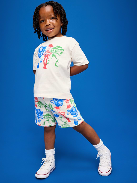 Old Navy Old Navy x Pixar Toy Story Oversized Graphic T-Shirt and Shorts Set for Toddler Boys — photo 1