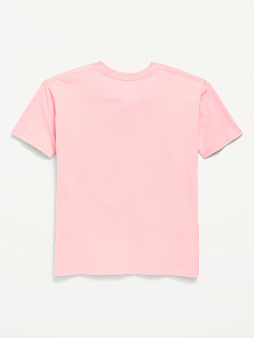 Old Navy Oversized Short-Sleeve Graphic Tunic T-Shirt for Girls — photo 3