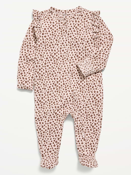 Old Navy Unisex 2-Way-Zip Sleep & Play Footed One-Piece for Baby — photo 1