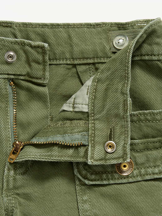 Old Navy Low-Rise Utility Jean Shorts for Girls — photo 6