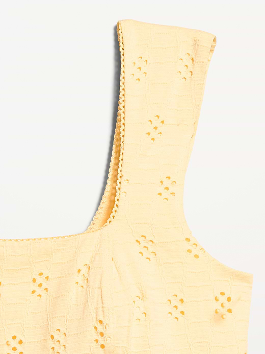 Old Navy Seamed-Bodice Eyelet Tank Top — photo 5