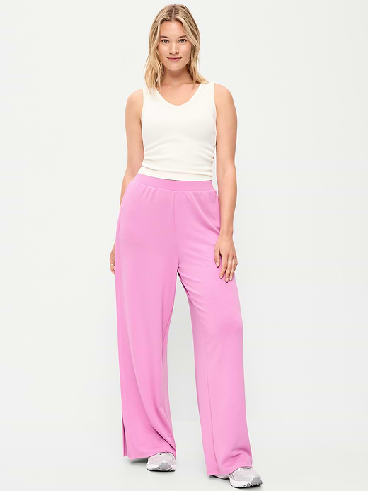 Old Navy High-Waisted Bounce Lite Drapey Wide-Leg Pleated Pants — photo 5